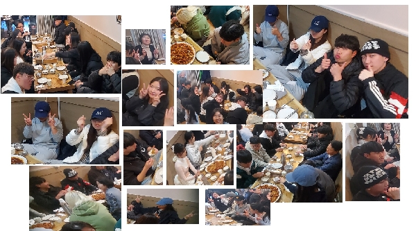 지도교수님과 함께한 점심식사~~다들 표정이 ㅋㅋ 대표이미지